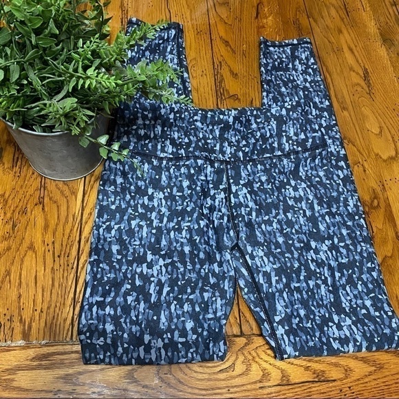 𝅺ATHLETA Full Length Leggings Small Blue Pa… - Picture 1 of 6